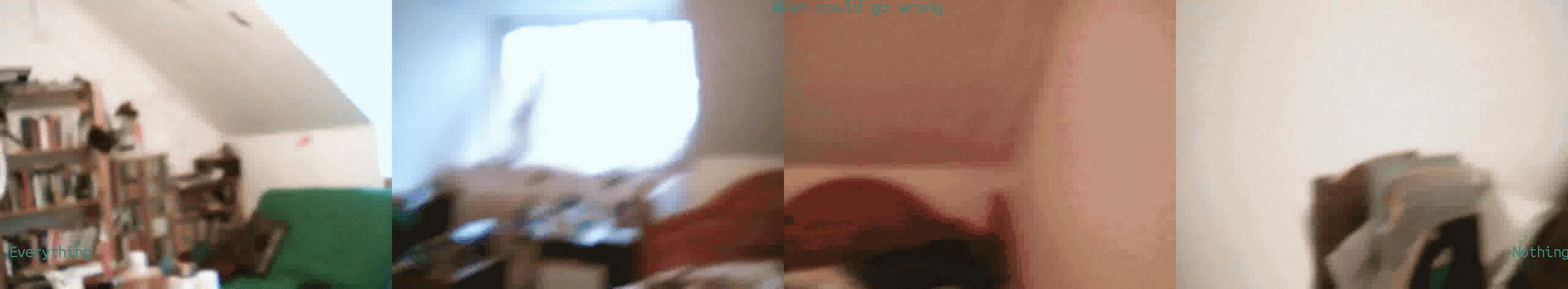 An inital image of successive webcam snaps