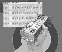 Concept sketch for the London Development Datasniffer, a device for 'detecting' planning applications